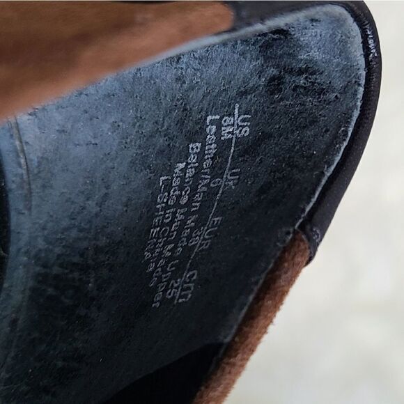 Franco Sarto Brown Leather Pumps Size 8 - Picture 10 of 11